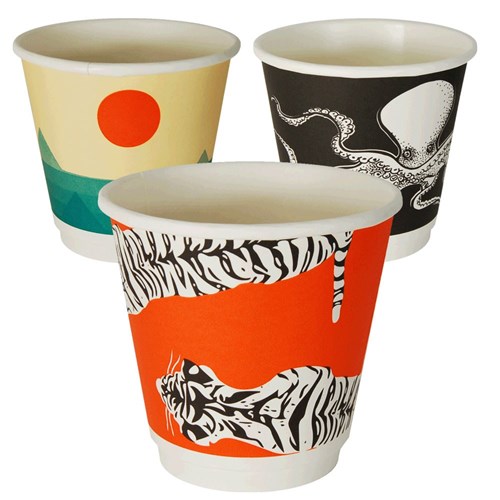 Coloured takeaway on sale coffee cups